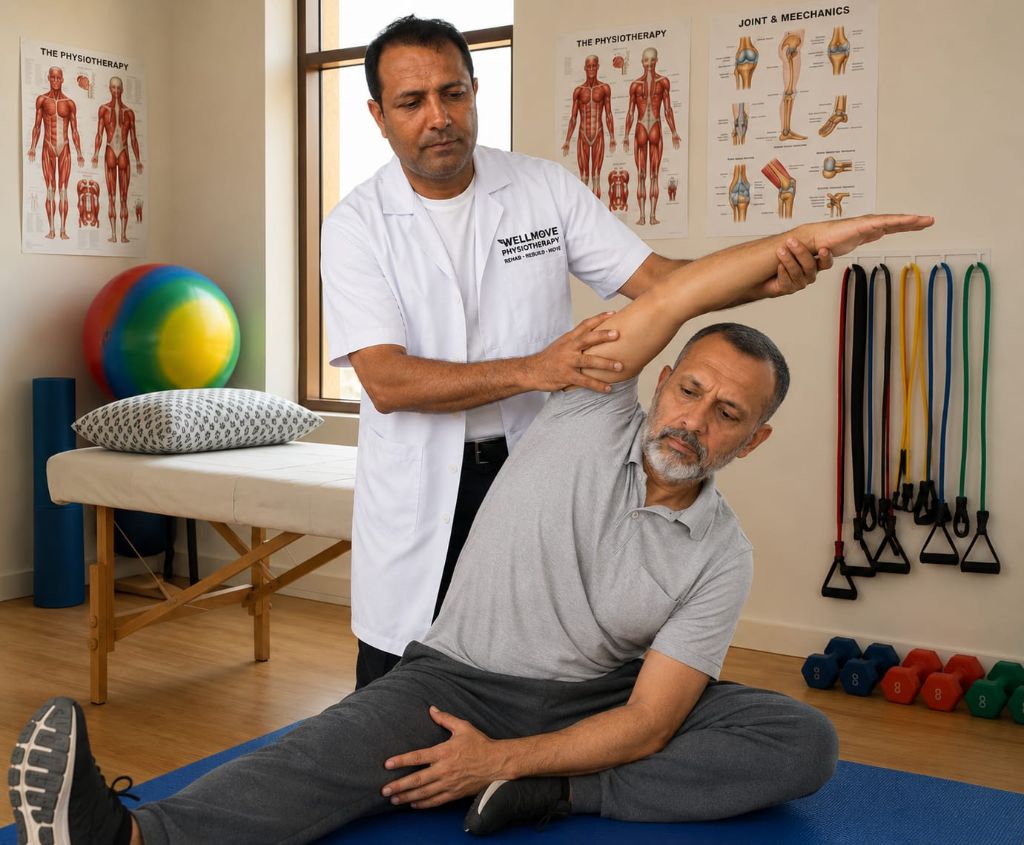 Home physiotherapy session